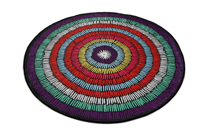 Conceptum Alfombra Bubble Multicolor 100 cm Conceptum Alfombra Bubble Multicolor 100 cm